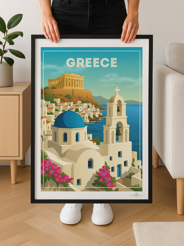 Greece Travel Poster Print Europe Greece new