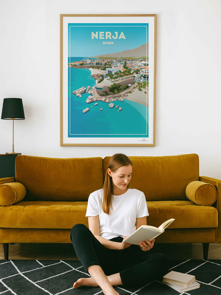 Nerja Spanien Reiseposter Druck Europa neu Spanien