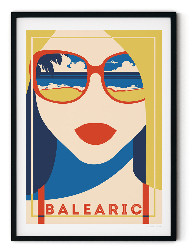 Balearic Retro poster print - Paradise Posters