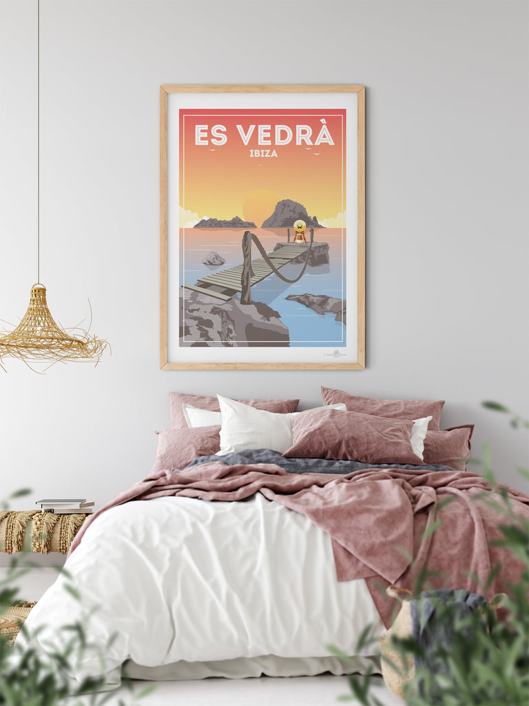 Es Vedra Ibiza poster print - Paradise Posters
