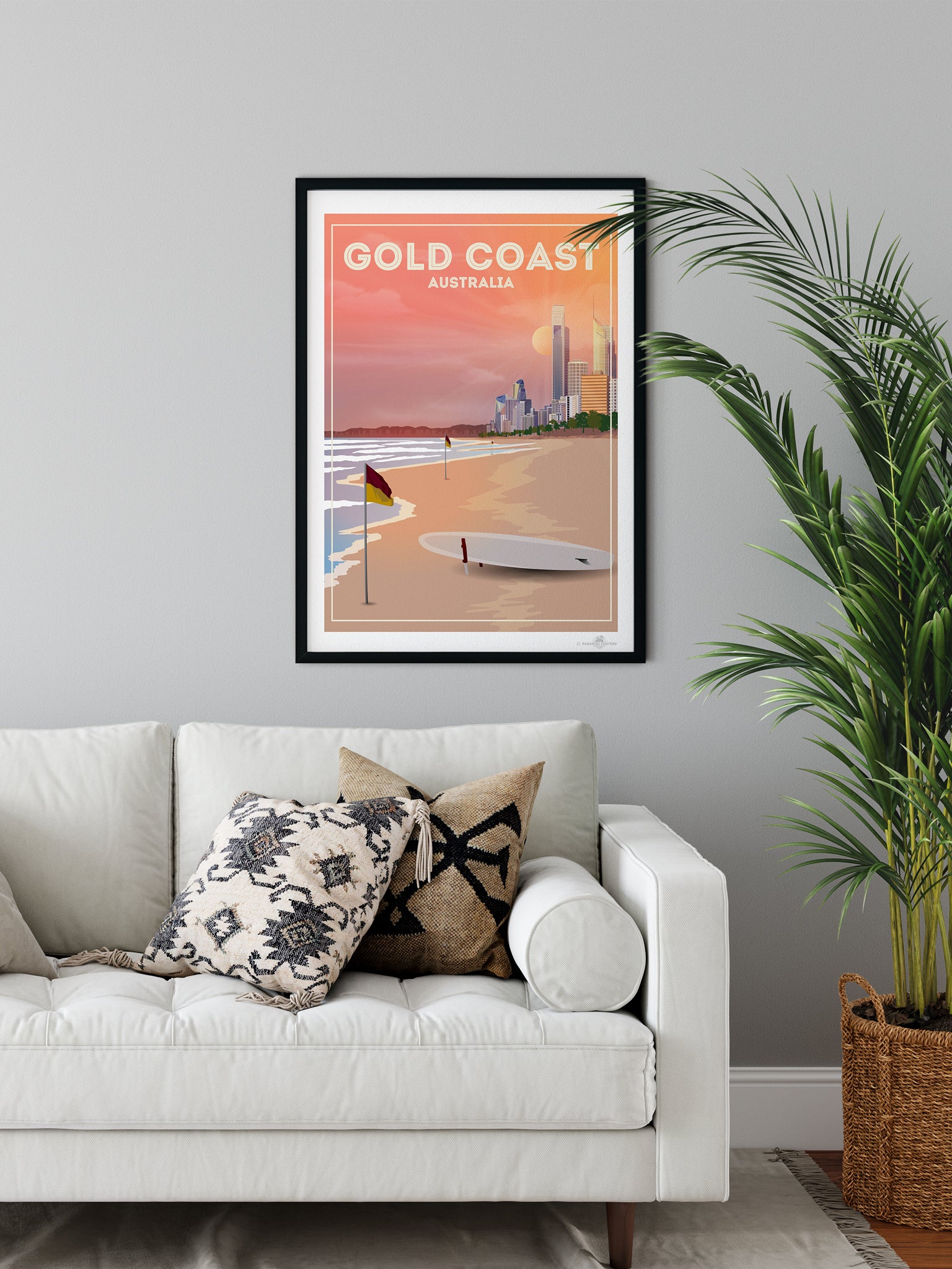 Gold Coast Australia Poster Print
