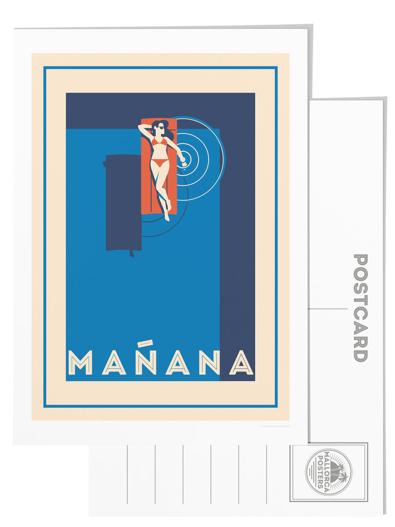 Manana Retro Mallorca Postcard Retro