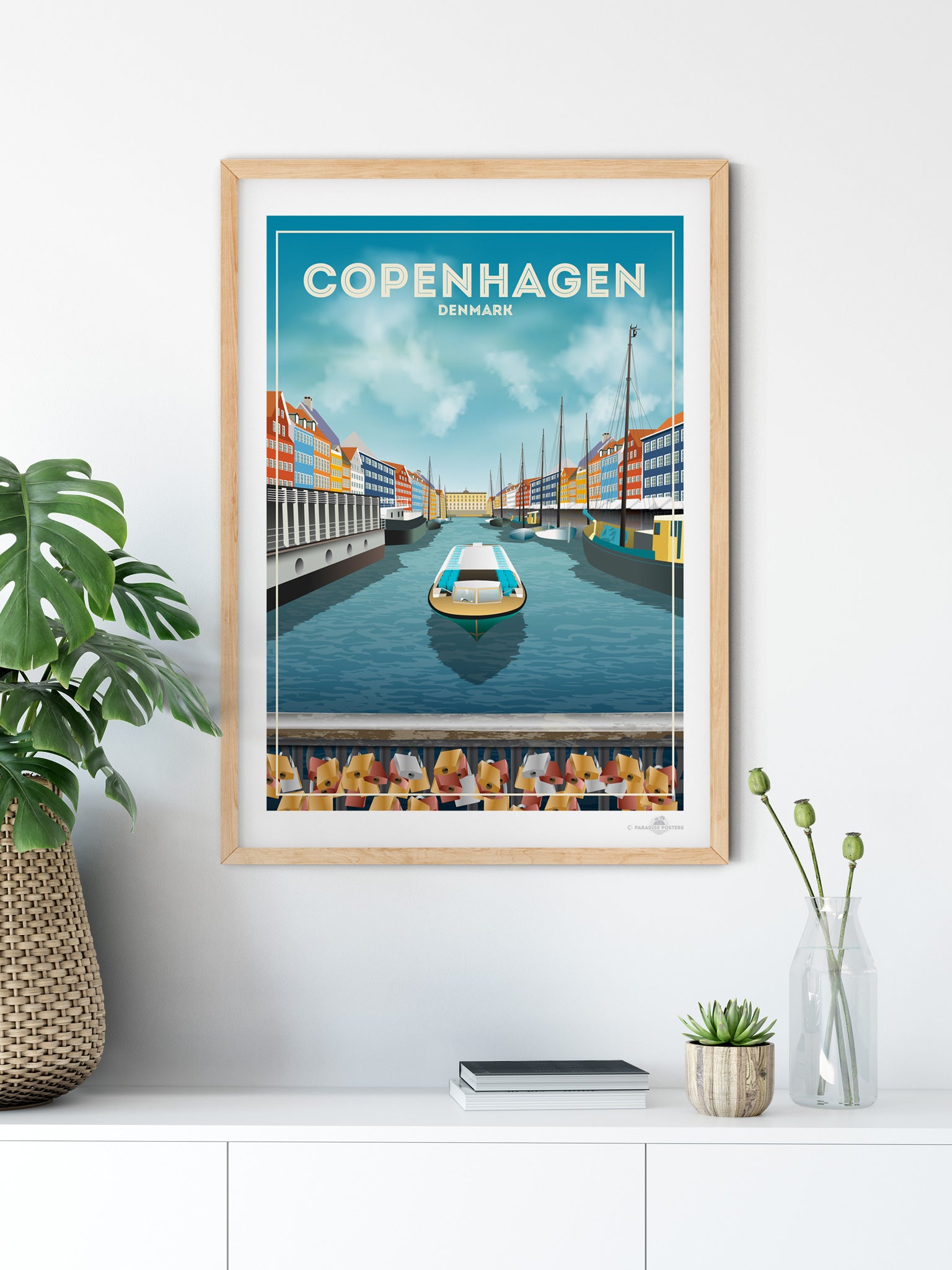 Denmark poster print –