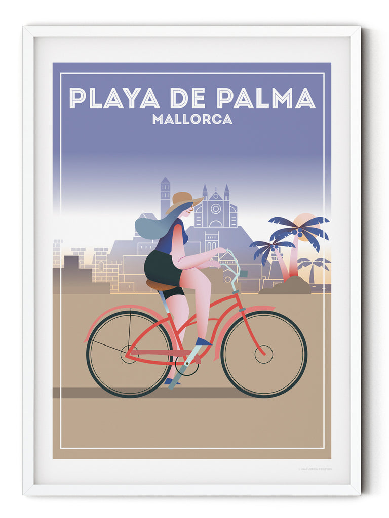 Playa De Palma Mallorca poster print - Paradise Posters