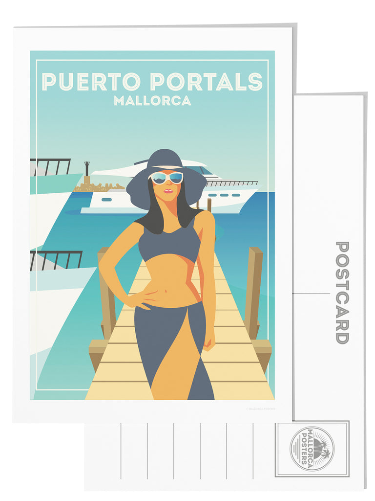 Puerto Portals Mallorca Postcard Spain