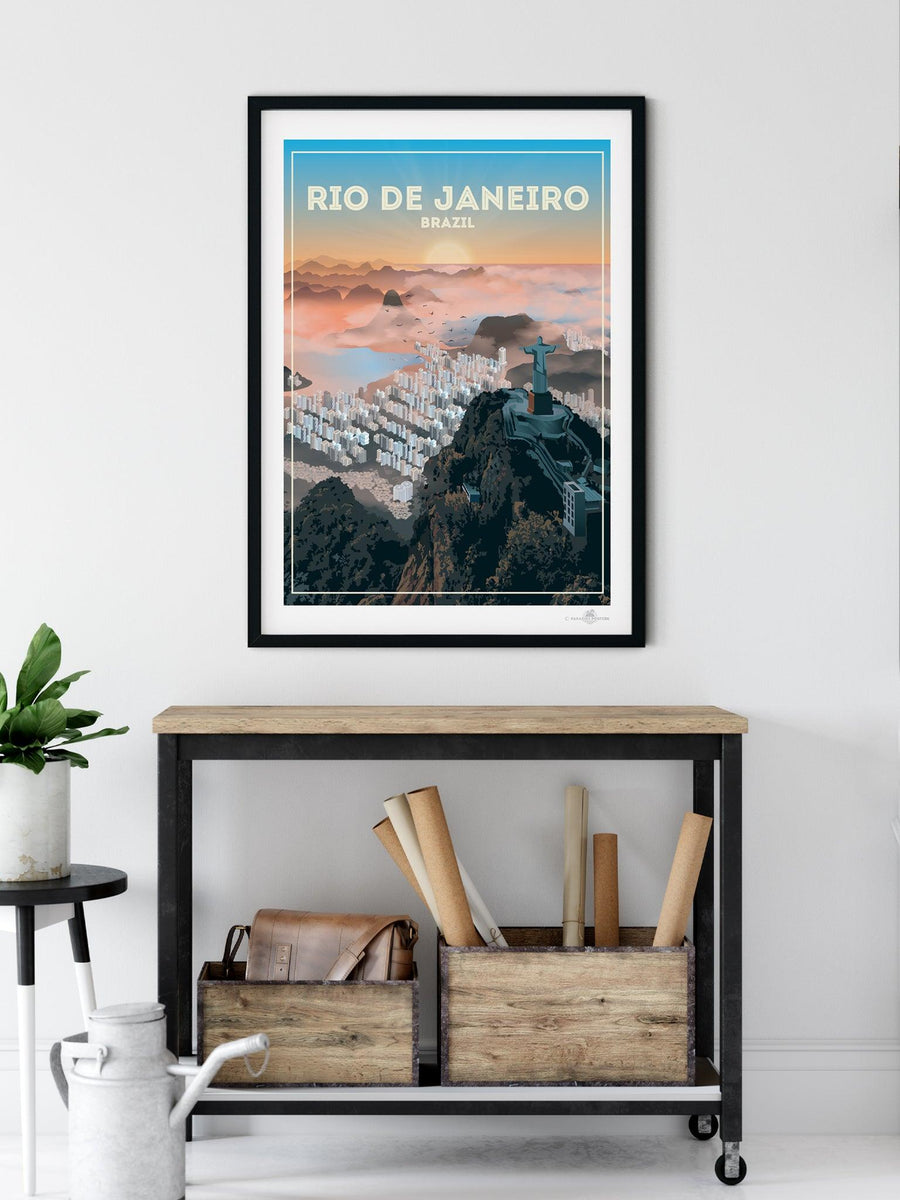 Rio de Janeiro Brazil poster print – Paradise Posters