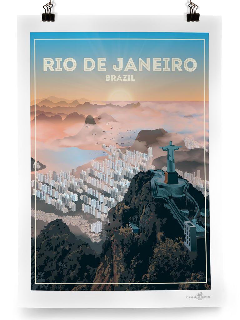 Rio de Janeiro Brazil poster print - Paradise Posters