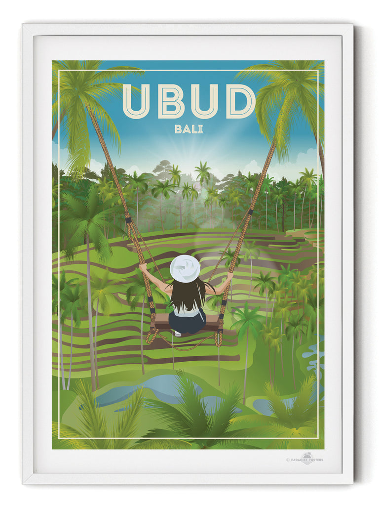 Ubud Bali poster print - Paradise Posters