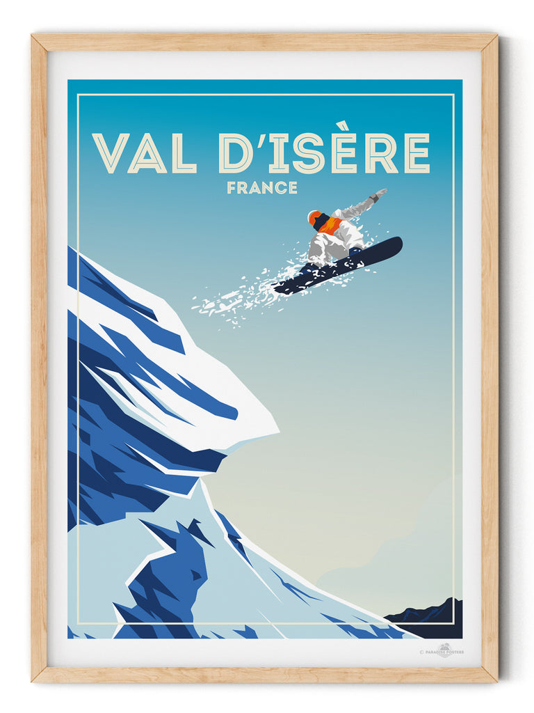 Val d'Is̬re France poster print - Paradise Posters
