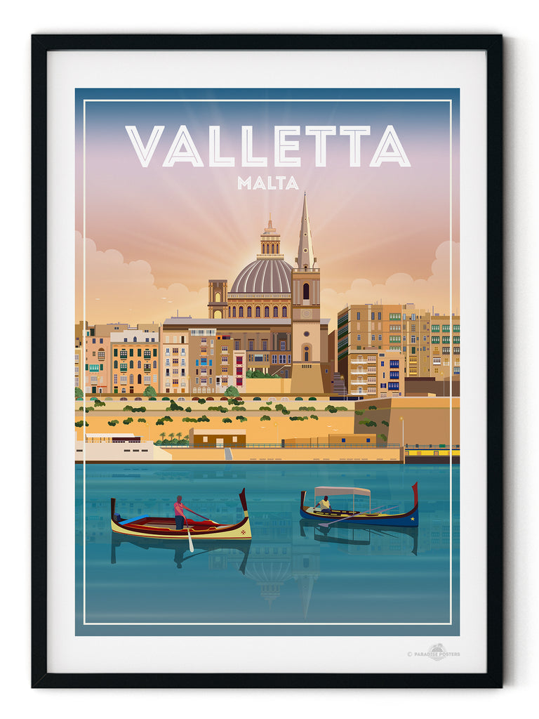Valletta Malta poster print - Paradise Posters