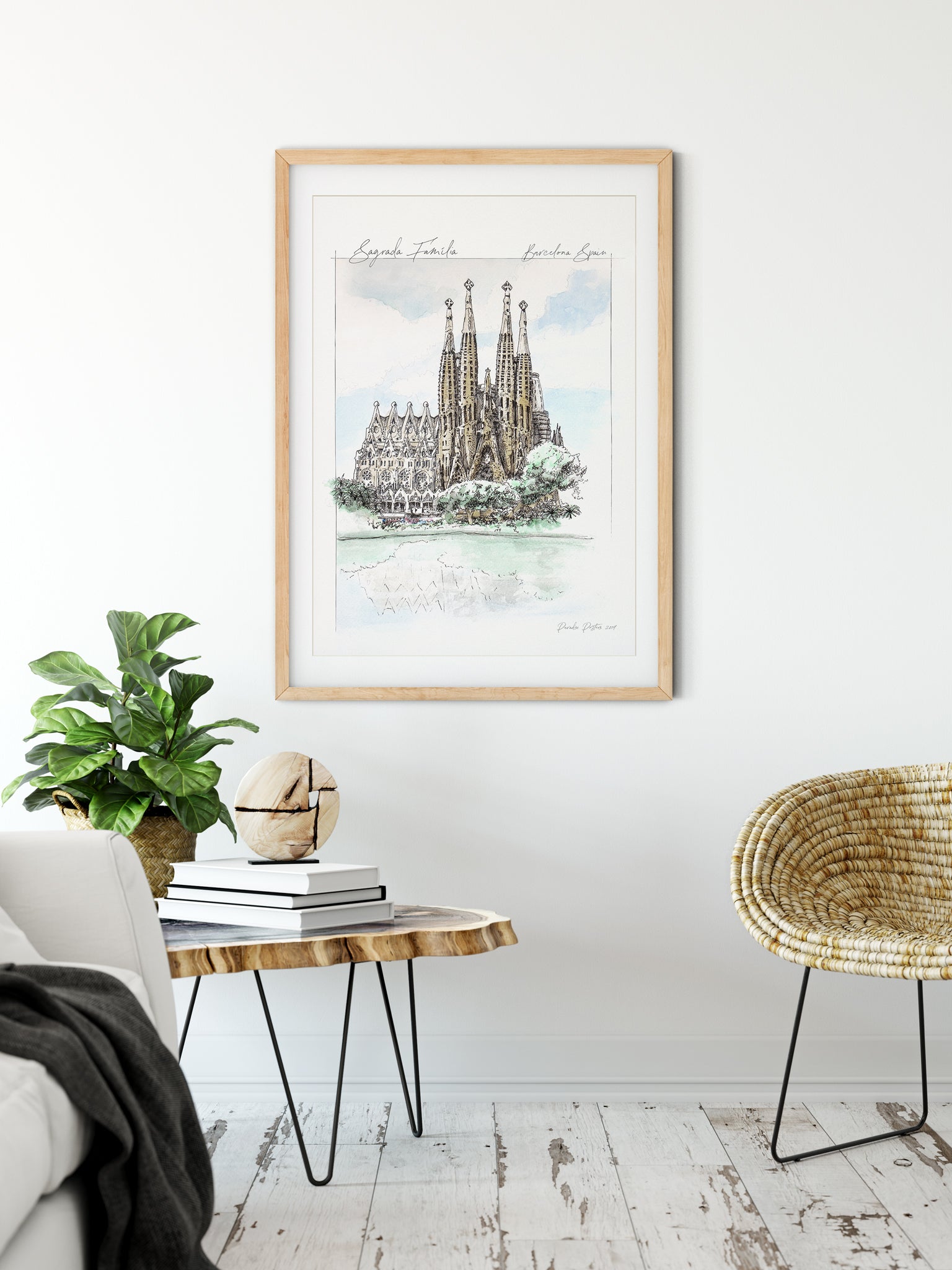 Sagrada Familia Barcelona poster print – Paradise Posters