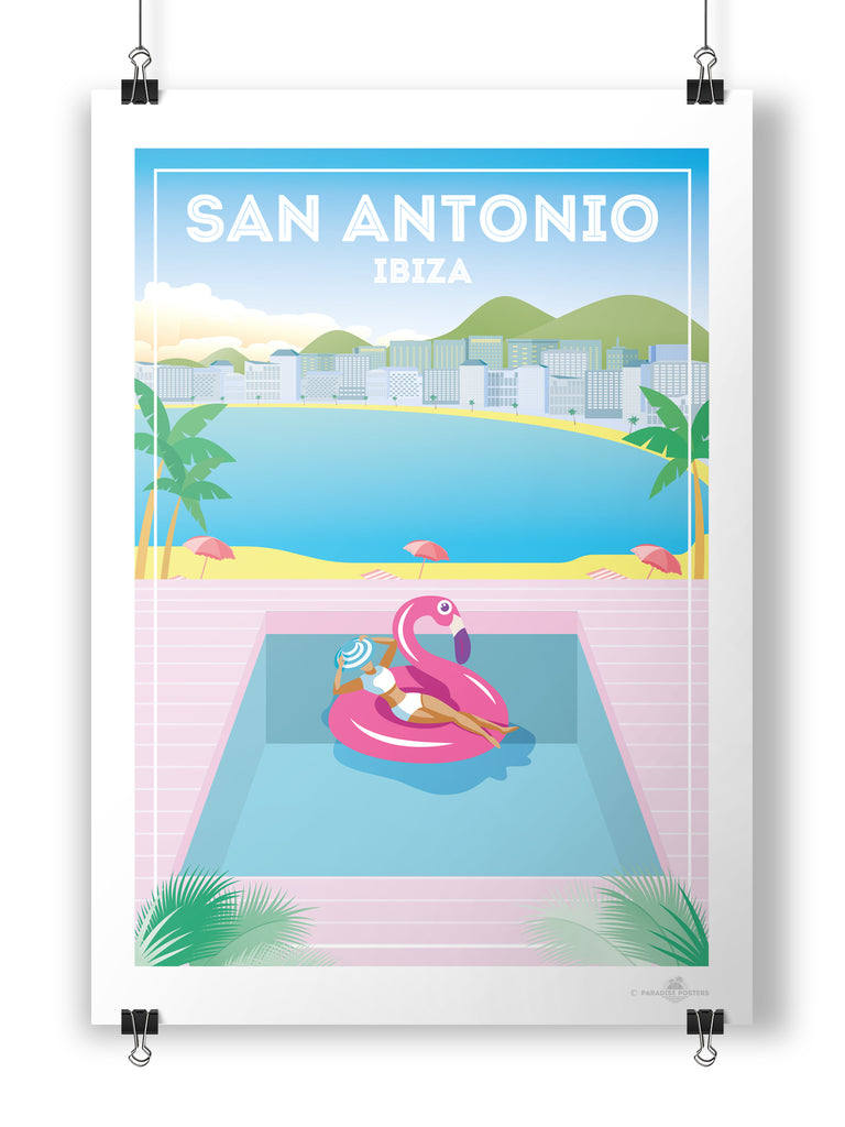 San Antonio Ibiza poster print - Paradise Posters
